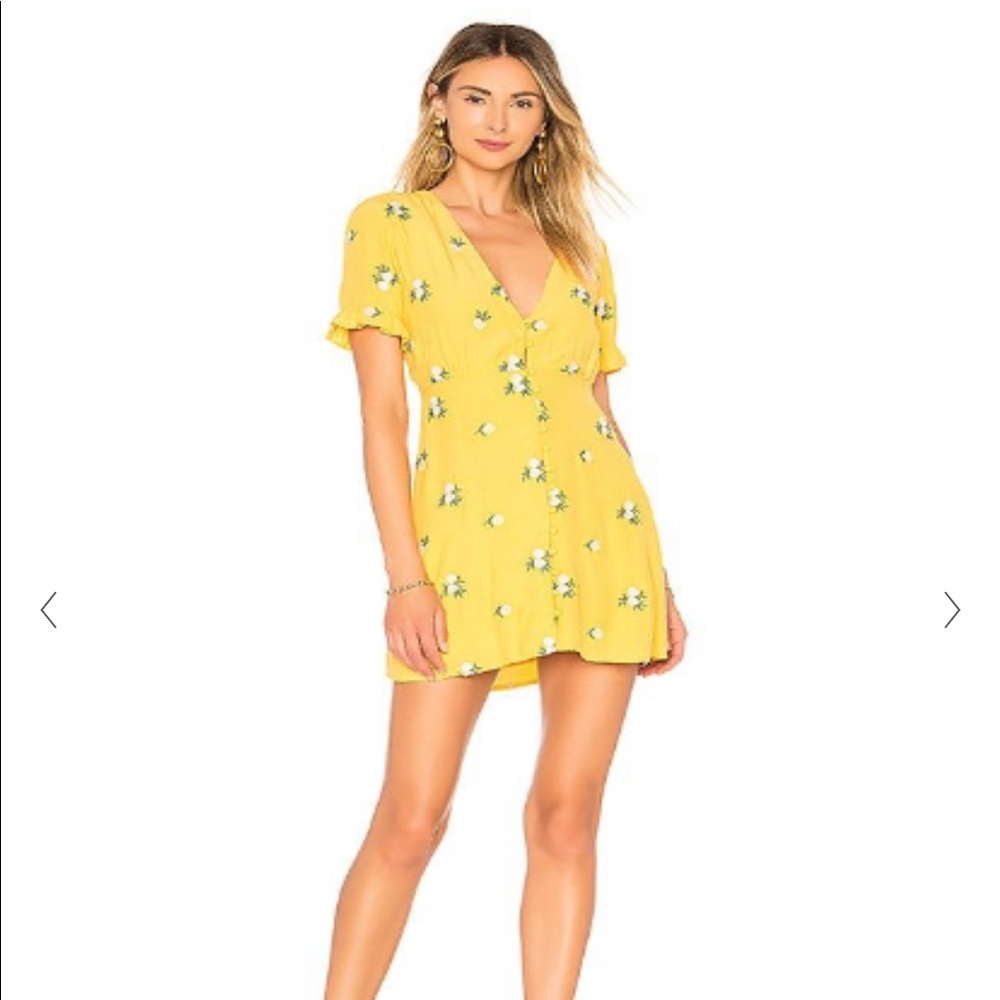 Privacy Please Daffodil dress- revolve